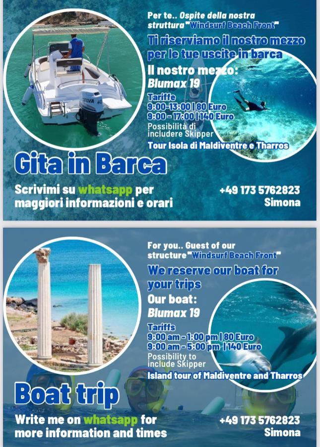 Windsurf Beach Front Torre Grande Bagian luar foto